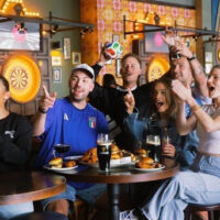 Flight Club Guests Celebrate